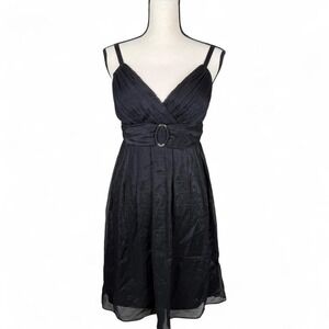 Y2K black mini dress